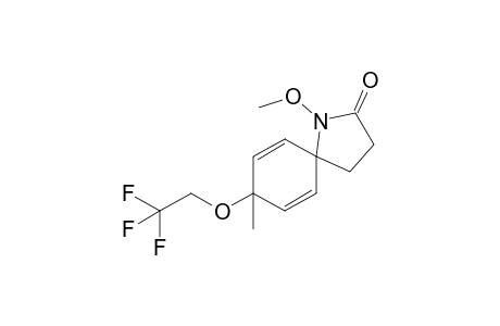 1-Methoxy-8-methyl-8-(2,2,2-trifluoroethoxy)-1-azaspiro[4.5]deca-6,9-dien-2-one
