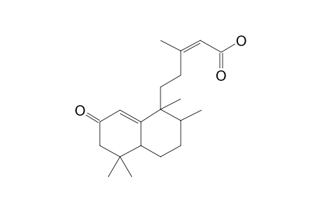 (Z)-3-Methyl-5-(1,2,5,5-tetramethyl-7-oxo-3,4,4A,6-tetrahydro-2H-naphthalen-1-yl)pent-2-enoic acid