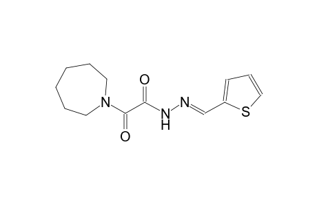 2-hexahydro-1H-azepin-1-yl-2-oxo-N'-[(E)-2-thienylmethylidene]acetohydrazide