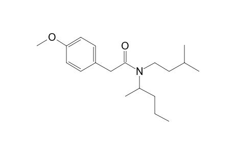 Acetamide, 2-(4-methoxyphenyl)-N-(2-pentyl)-N-(3-methylbutyl)-