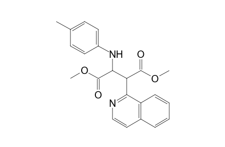 Dimethyl 2-(p-toluidino)-3-(isoquinolin-1'-yl)succinate