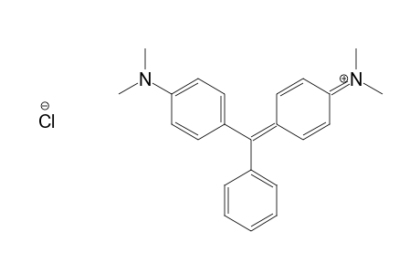 Methanaminium, N-[4-[[4-(dimethylamino)phenyl]phenylmethylene]-2,5-cyclohexadien-1-ylidene]-N-methyl-, chloride