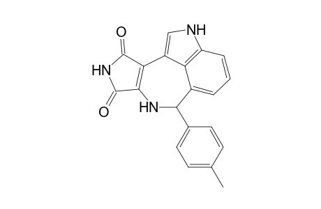 6-(4'-Methylphenyl)-2,6,7,8,9,10-hexahydropyrrolo[3',4': 2,3]azepino[4,5,6-cd]indole-8,10-dione