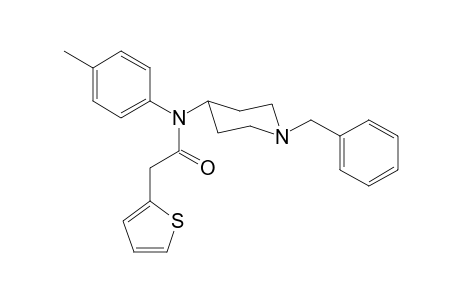 N-(1-Benzylpiperidin-4-yl)-N-(4-methylphenyl)thiophene-2-acetamide