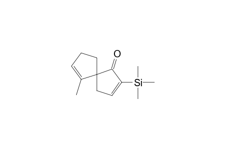 Spiro[4.4]nona-2,6-dien-1-one, 6-methyl-2-(trimethylsilyl)-