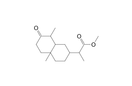 1.beta.,(4a).beta.-dimethyl-7-(1-carbomethoxy-1-methyl)-(8a).beta.-octahydronaphthalen-2(3h)-one