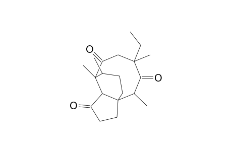 Tetracyclo[5.4.3.0(7,11)]tetradeca-2,5,10-trione, 4-ethyl-1,4,6,14-tetramethyl-