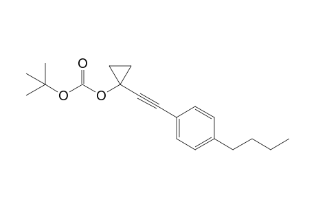 tert-Butyl 1-((4-butylphenyl)ethynyl)cyclopropyl carbonate