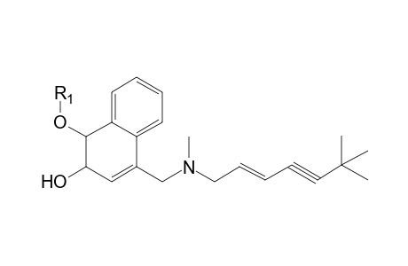 Terbinafine-M (dihydrodiol-glucuronide) isomer 1 MS2