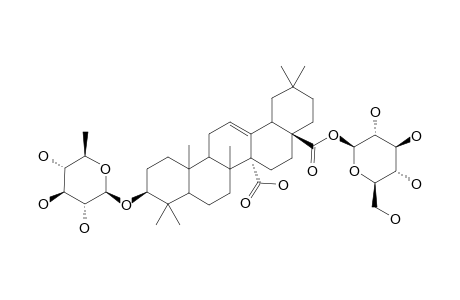 CINCHOLIC-ACID-3-BETA-O-BETA-6-DEOXY-D-GLUCOPYRANOSIDE-28-O-BETA-D-GLUCOPYRANOSIDE