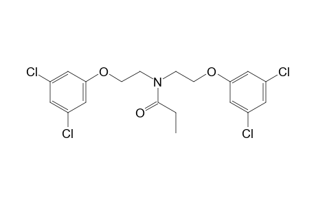 N,N-bis[2-(3,5-dichlorophenoxy)ethyl]propionamide