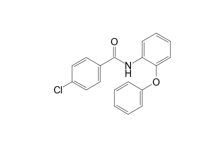 4-Chloranyl-N-(2-phenoxyphenyl)benzamide