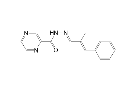 N'-[(E,2E)-2-methyl-3-phenyl-2-propenylidene]-2-pyrazinecarbohydrazide