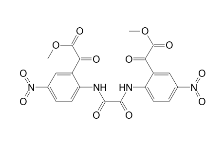 Benzeneacetic acid, 2,2'-[(1,2-dioxo-1,2-ethanediyl)diimino]bis[5-nitro-.alpha.-oxo-, dimethyl ester