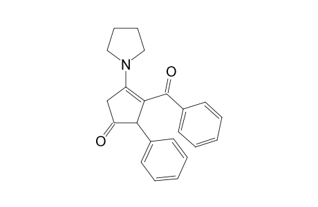 3-Benzoyl-2-phenyl-4-(pyrrolidin-1'-yl)cyclopent-3-en-1-one