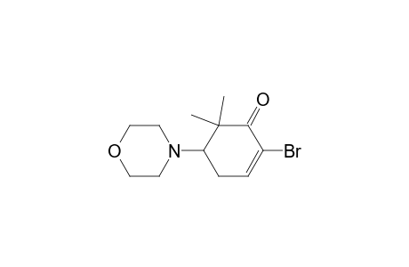 2-Bromanyl-6,6-dimethyl-5-morpholin-4-yl-cyclohex-2-en-1-one