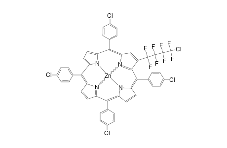 2-(4-CHLOROOCTAFLUOROBUTYL)-5,10,15,20-TETRAKIS-(4-CHLOROPHENYL)-PORPHINATOZINC-(II)