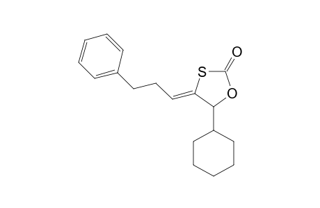 (4Z)-5-cyclohexyl-4-(3-phenylpropylidene)-1,3-oxathiolan-2-one