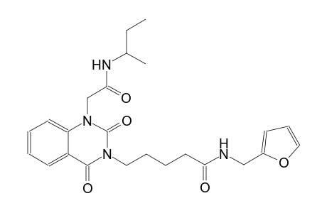 5-(1-[2-(sec-butylamino)-2-oxoethyl]-2,4-dioxo-1,4-dihydro-3(2H)-quinazolinyl)-N-(2-furylmethyl)pentanamide