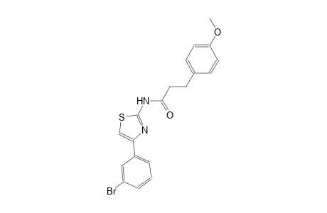 N-[4-(3-bromophenyl)-1,3-thiazol-2-yl]-3-(4-methoxyphenyl)propanamide