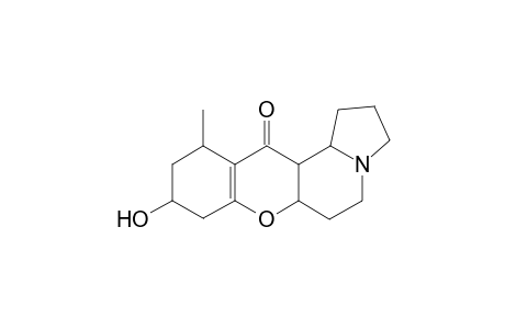 Eleocarpine, 13,14,15,16-tetrahydro-14-hydroxy-, (7.xi.,8.xi.,9.xi.)-