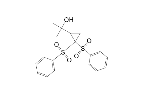 2,2-Bis(phenylsulfonyl).-alpha.,.alpha.-dimethylcyclopropanemethanol