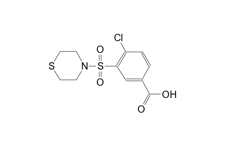 benzoic acid, 4-chloro-3-(4-thiomorpholinylsulfonyl)-