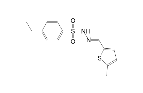 4-ethyl-N'-[(E)-(5-methyl-2-thienyl)methylidene]benzenesulfonohydrazide
