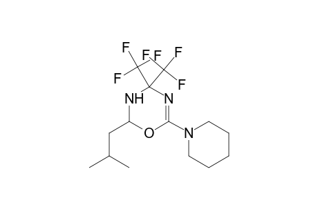 2-Isobutyl-6-(1-piperidinyl)-4,4-bis(trifluoromethyl)-3,4-dihydro-2H-1,3,5-oxadiazine