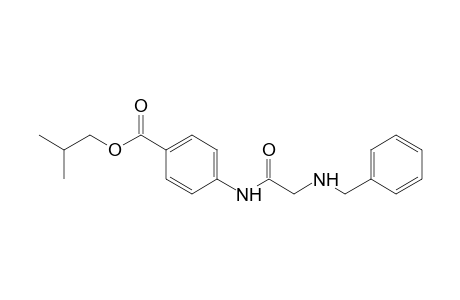 p-[2-(benzylamino)acetamido]benzoic acid, isobutyl ester
