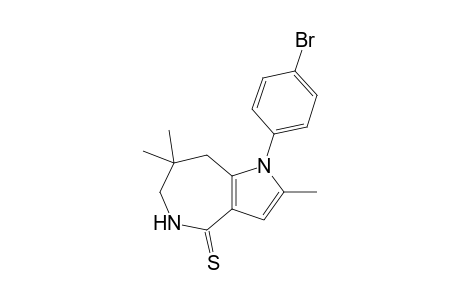 1-(4-bromophenyl)-2,7,7-trimethyl-6,8-dihydro-5H-pyrrolo[3,2-c]azepine-4-thione