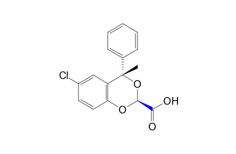 6-chloro-cis-4-methyl-4-phenyl-1,3-benzodioxan-2-carboxylic acid