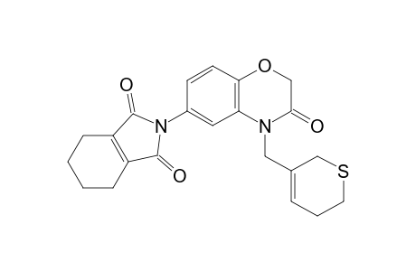 1H-Isoindole-1,3(2H)-dione, 2-[4-[(5,6-dihydro-2H-thiopyran-3-yl)methyl]-3,4-dihydro-3-oxo-2H-1,4-benzoxazin-6-yl]-4,5,6,7-tetrahydro-