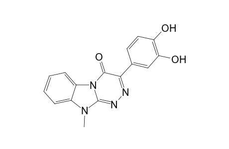 10-Methyl-3-(3',4'-dihydroxyphenyl)[1,2,5]triazino[4,3-a]benzimidazol-4(10H)-one