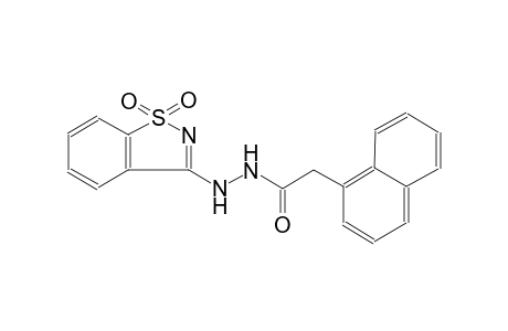 N'-(1,1-dioxido-1,2-benzisothiazol-3-yl)-2-(1-naphthyl)acetohydrazide