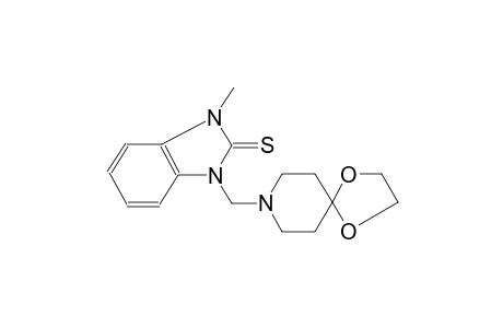 1-(1,4-dioxa-8-azaspiro[4.5]dec-8-ylmethyl)-3-methyl-1,3-dihydro-2H-benzimidazole-2-thione