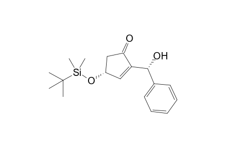 (4R)-4-[(t-Butyldimethylsilyl)oxy]-2[(R)-.alpha.-hydroxybenzyl]-2-cyclopenten-1-one