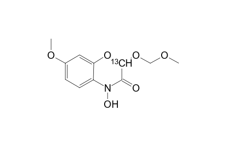 (2-13C*)-4-Hydroxy-7-methoxy-2-(methoxymethoxy)-2H-benzoxazin-3(4H)-one