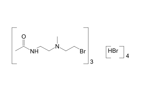 N-{2-[(2-bromoethyl)methylamino]ethyl}acetamide, hydrobromide(3:4)