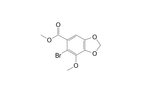 6-Bromo-7-methoxy-1,3-benzodioxole-5-carboxylic acid methyl ester