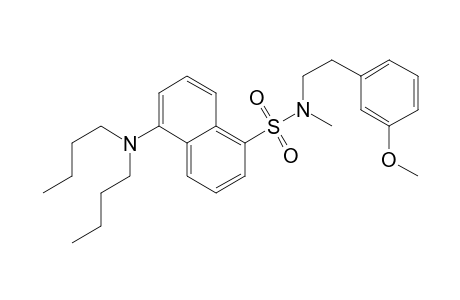 1-Naphthalenesulfonamide, 5-(dibutylamino)-N-[2-(3-methoxyphenyl)ethyl]-N-methyl-