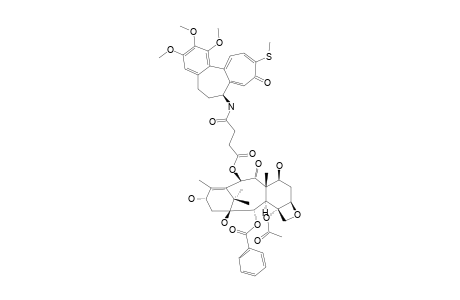 10-DEACETYL-10-O-(N-DEACETYL-N-SUCCINYLTHIOCOLCHICINYL)-BACCATIN-III