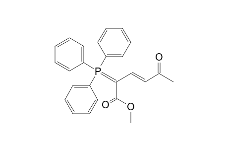 (E)-5-keto-2-triphenylphosphoranylidene-hex-3-enoic acid methyl ester
