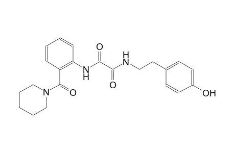 ethanediamide, N~1~-[2-(4-hydroxyphenyl)ethyl]-N~2~-[2-(1-piperidinylcarbonyl)phenyl]-