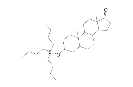 3-[(Tributylsilyl)oxy]androstan-17-one