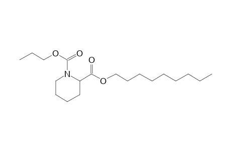 Pipecolic acid, N-propoxycarbonyl-, nonyl ester