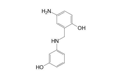 Phenol, 4-amino-2-[[(3-hydroxyphenyl)amino]methyl]-