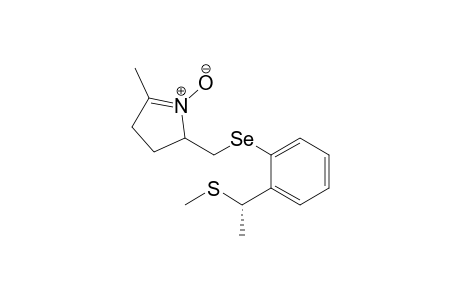 5-Methyl-2-[({2-[(1S)-1-(Methylthio)ethyl]phenyl}seleno)methyl]-3,4-dihydro-2H-pyrrole 1-oxide