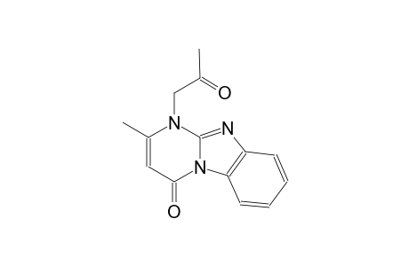 pyrimido[1,2-a]benzimidazol-4(1H)-one, 2-methyl-1-(2-oxopropyl)-