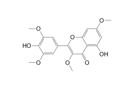 2-(3,5-dimethoxy-4-oxidanyl-phenyl)-3,7-dimethoxy-5-oxidanyl-chromen-4-one